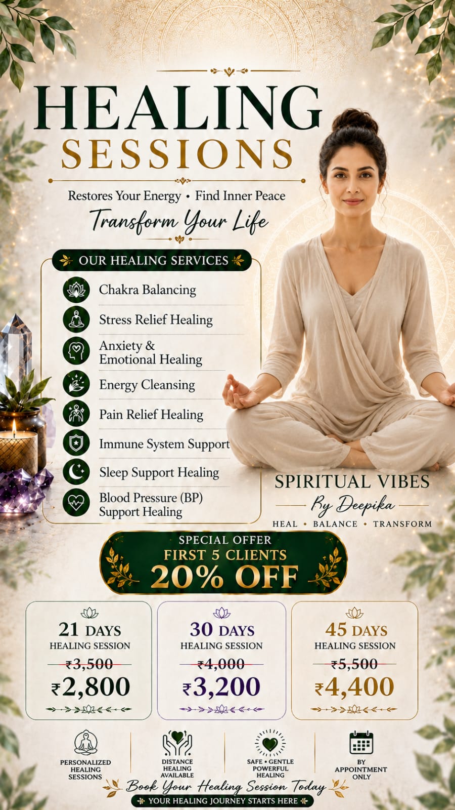 Deepika Healing Session